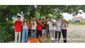 時光不語，果已成熟，手摘龍眼黃皮，滿心歡喜。